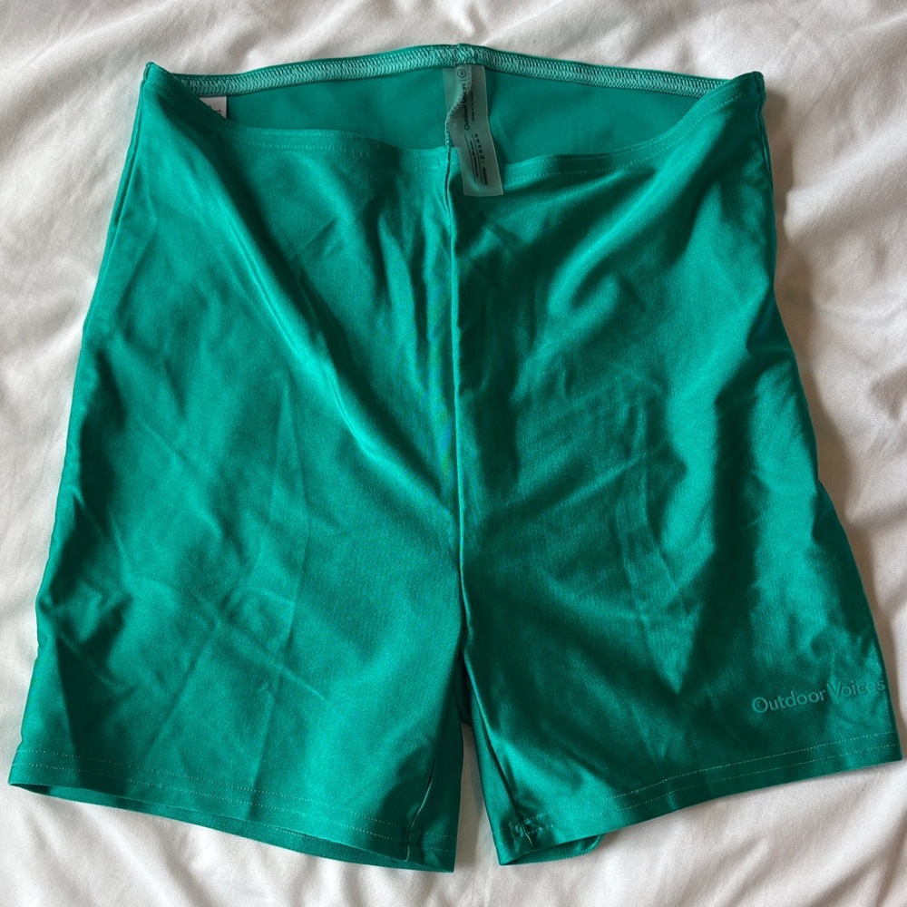Outdoor Voices Teal Active Shorts